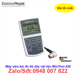 Máy siêu âm đo độ dày vật liệu ElektroPhysik MiniTest 420